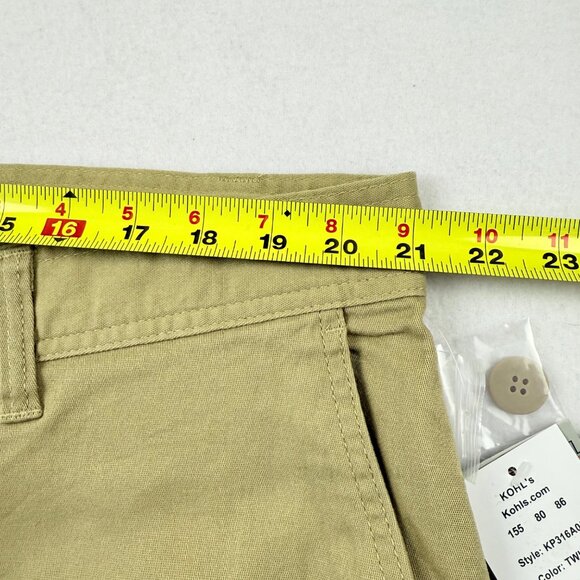 Hallstatt Men's Stretch Standard Fit Khaki Chino Pants Size 42x30 NWT - Picture 7 of 10